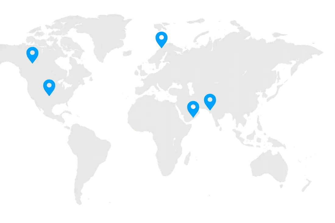 Global Presence Map